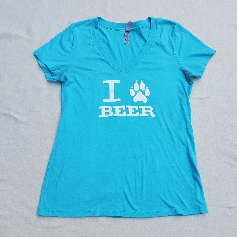 Wolf Creek Brewery v-neck short sleeve shirt